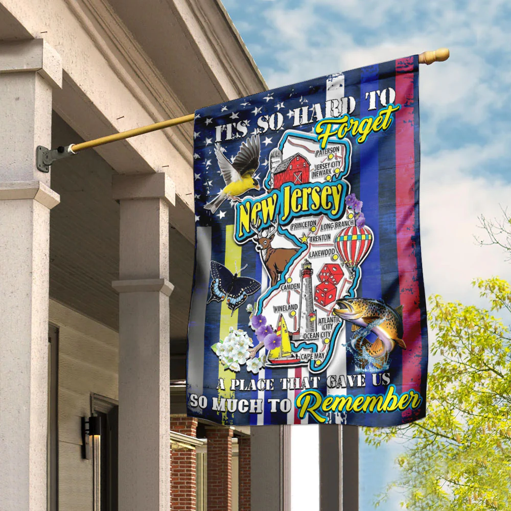 New Jersey - A Place That Gave Us So Much To Remember Flag