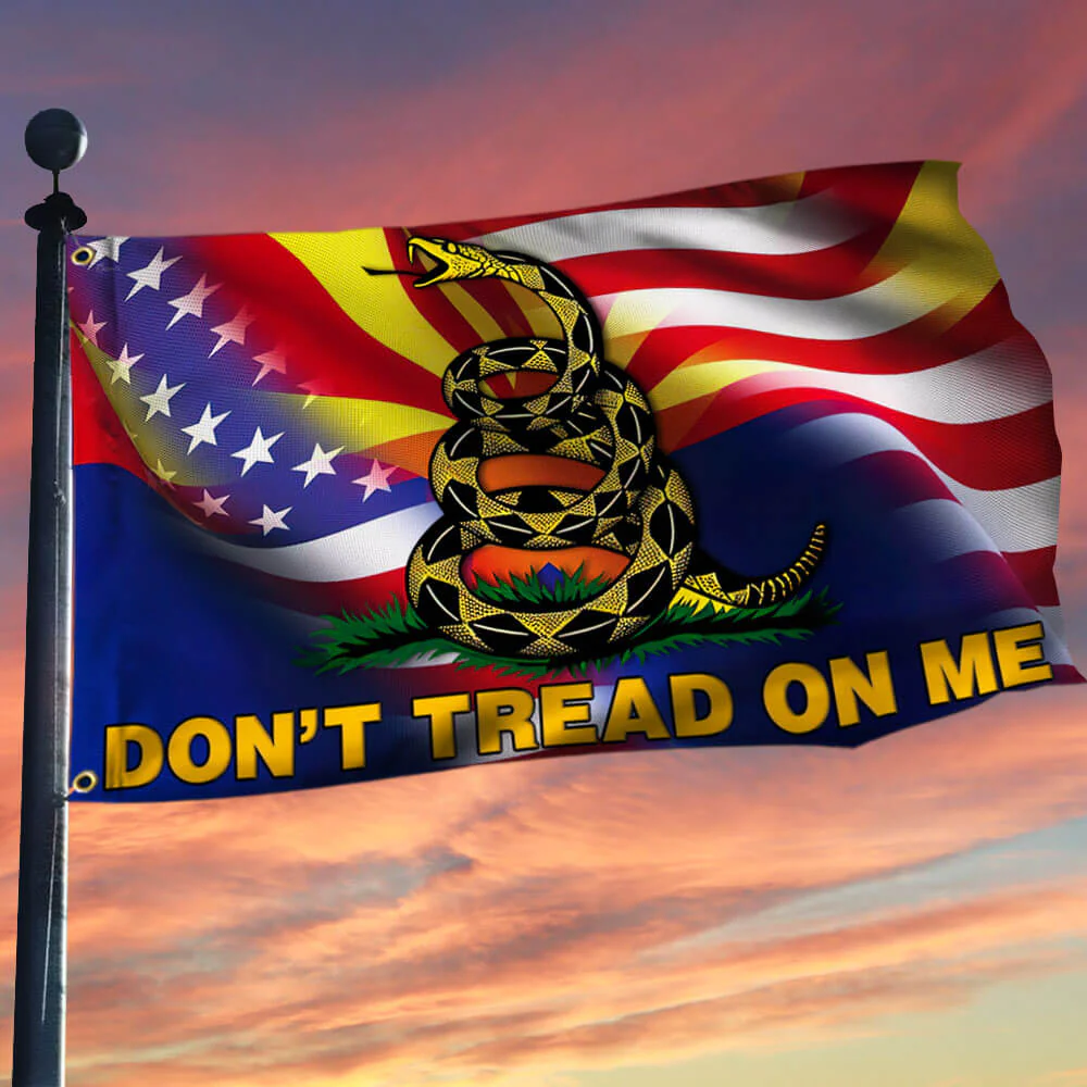 Arizona Don't Tread On Me Gadsden American Grommet Flag