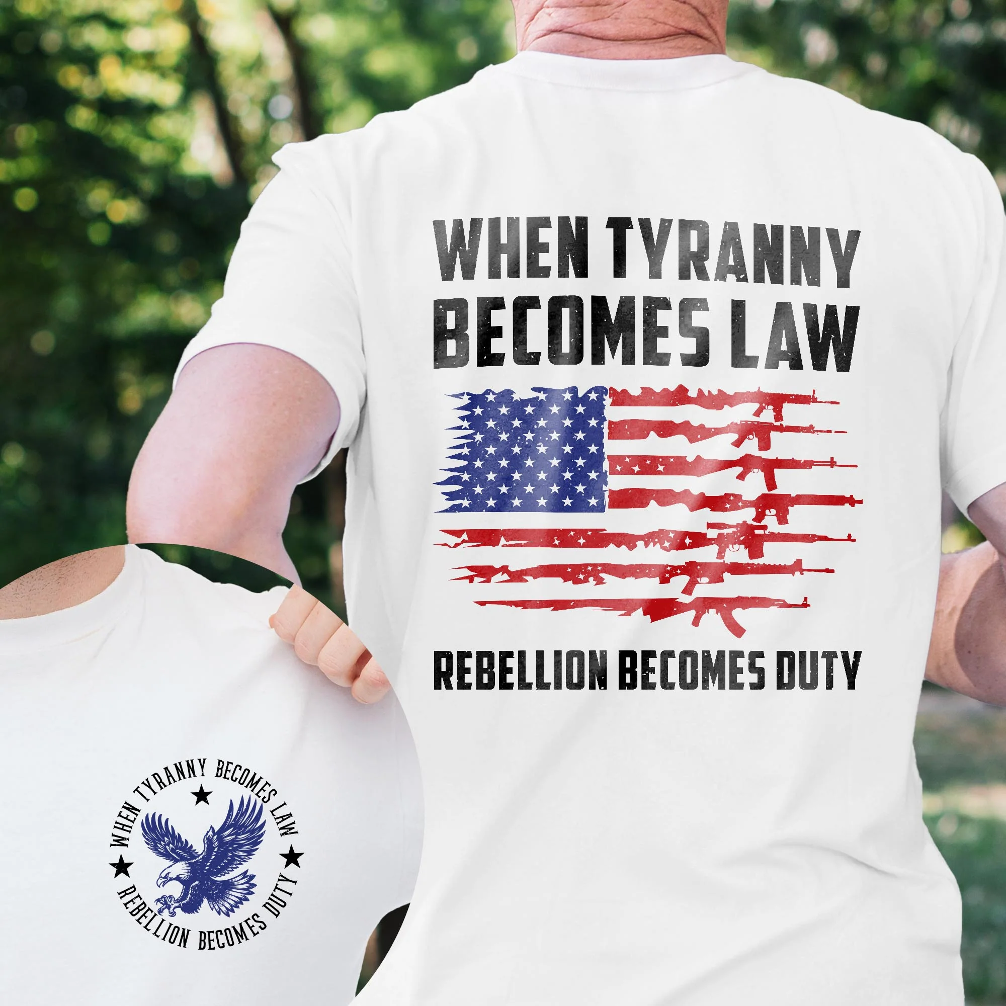 When Tyranny Becomes Law Rebellion Becomes Duty T-Shirt