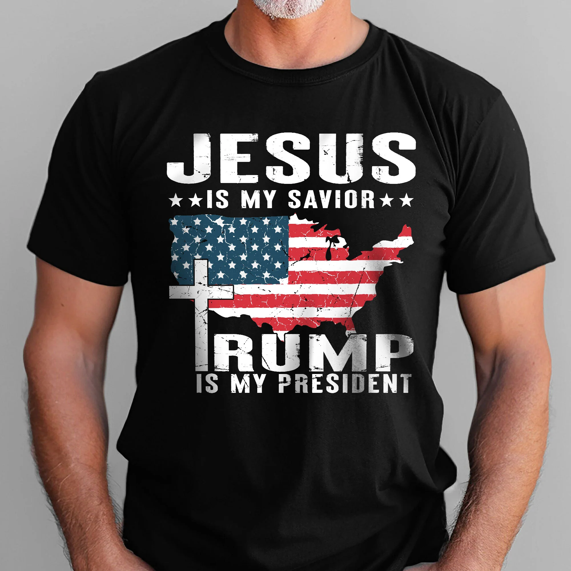 Trump Shirt, Jesus Is My Savior Trump Is My President T-shirt